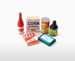Food Packets, Jars and Tins
