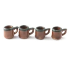 D2222 Set of 4 Stone Mugs