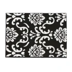E2266 - Black & White Modern Rug