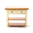 E3126 - Dolls House Furniture- Cream Shaker-style Table