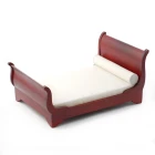 E4138 - Mahogany Sleigh Bed (M)
