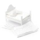 E5104 - White Four-poster Double Bed