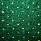 CAPG44 - Ivy Green Carpet with Gold Stars
