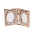 D2415 - Silver Double Photo Frame