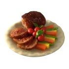 Roast Beef On Serving Plate