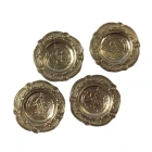 Four Pewter Plates
