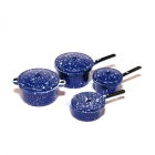 MC7017 Blue Pots and Saucepans