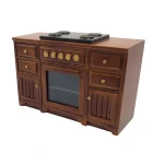 Luxury Kitchen Stove In Walnut