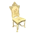 White Hand Painted Dining Chair