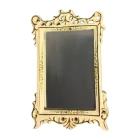 White Hand Painted Mirror