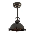 Industrial Black Ceiling  Light - Battery Light