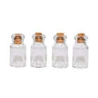 MC1007 4 Glass Jars with Corks