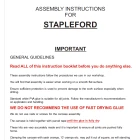 DOWNLOAD - Instructions for Stapleford House
