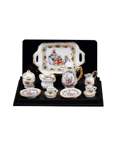 Coffee Set 'Beatrix Potter Flower Ribbon'
