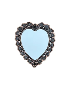 Heart Brass Mirror