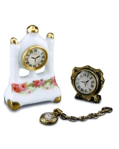 RP14685 - Pair of Clocks and Pocket Watch