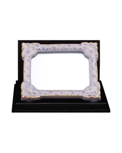 Mirror in Gold Checker Design