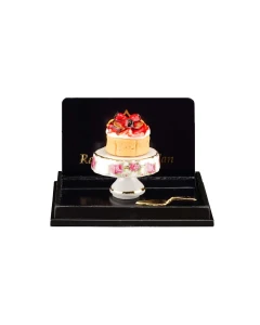 Fruit Tart On Cake Platter with Cake Server