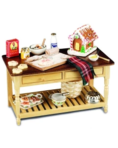 Christmas Baking Table