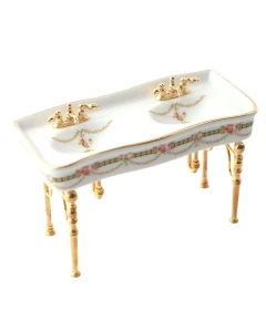 Victorian Rose Double Sink
