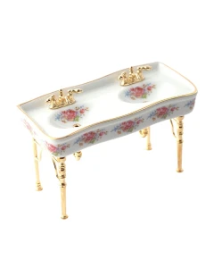Dresden Rose Double Sink