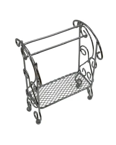 Silver Towel Rack