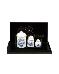 Kitchen Rack with Porcelain Jars