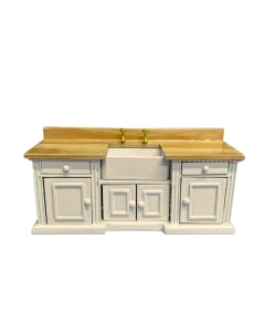 White and Pine Sink Unit