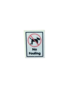 Dog Sign 'No Fouling' 