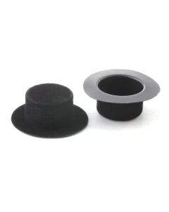 D2298 Pack of 2 Black Hats
