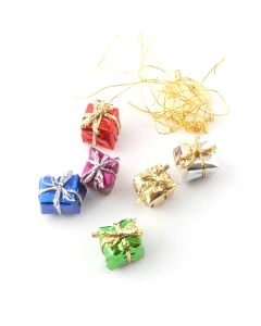 D2301 Pack 6 Wrapped Presents 1cm