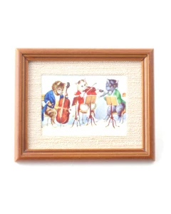 D3157 - 1:12 Scale Musical Cats Picture