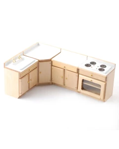 DF107P - 1:12 Scale Pine Kitchen Unit Set