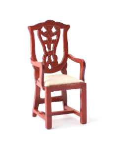 DF289 - 1:12 Scale Mahogany Carver Chair