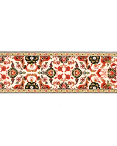 E5059 - Red & Cream Stair Carpet