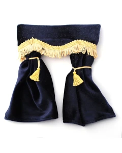 E5519 - Navy Blue Velvet Curtains