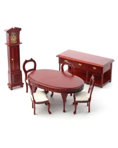 E5962 - Traditional Dining Set, 7 pcs