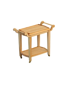 Barewood Two-Tiered Serving Trolley