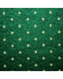 CAPG44 - Ivy Green Carpet with Gold Stars