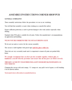 DOWNLOAD - Instructions for Corner Shop