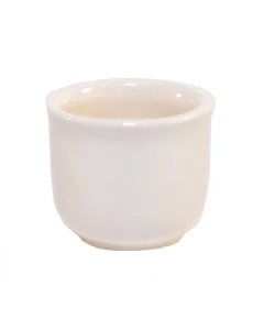 CP027W - Small White Flower Pot