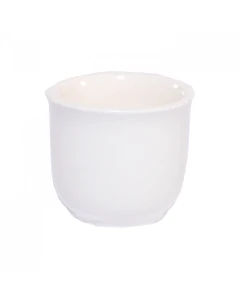 CP029W - Medium White Flower Pot