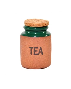 CP080GR - Large Tea Storage Jar with Green Glaze