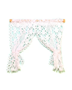 Net Curtains and Pole