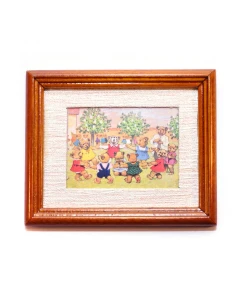 D3190 Picture of Teddies Playing