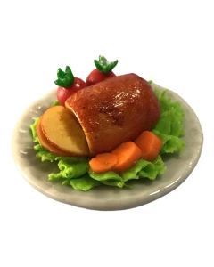 Roast Gammon On Serving Plate