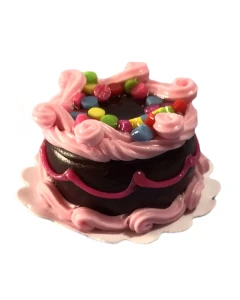 Chocolate Cake Decorated with Sweets