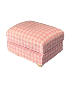 Pink Pattern Footstool