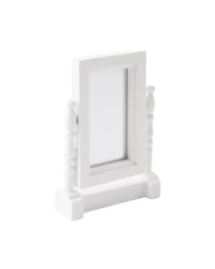 White Swivel Mirror