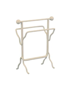 White Towel Rack